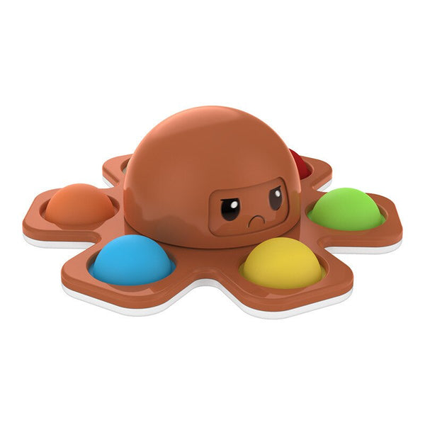 Push'n'Pop Spin Octopus Fidget Toy